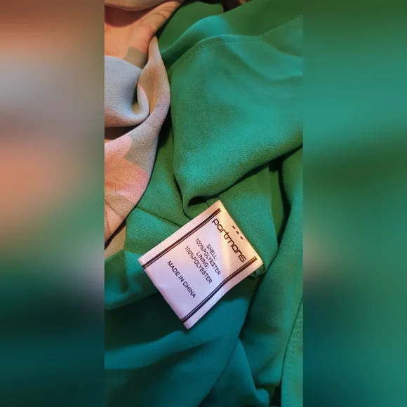 Portmans green floral mini dress - Picture 9 of 9